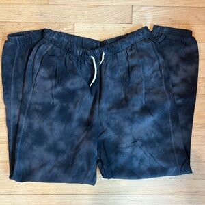 Old Navy Black Tie-Dye Jogger Pants | Size Small Tall
